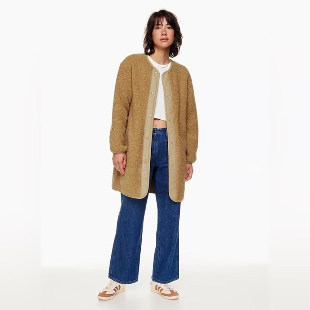 Wilfred Tan Fleece Jacket